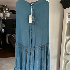 Flare bottom pants with Tassel Details